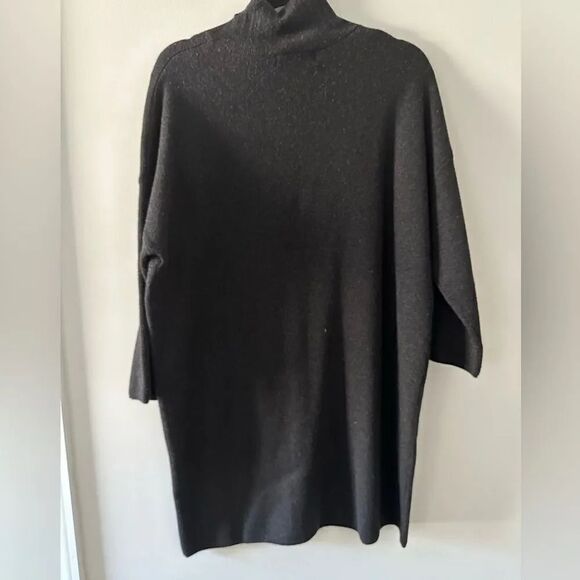 POMANDER PLACE Noir black shimmer Vivianne turtleneck sweater DressXL - Picture 2 of 5